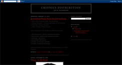 Desktop Screenshot of crionics-distro.blogspot.com