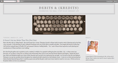 Desktop Screenshot of debitsandkredits.blogspot.com