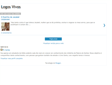 Tablet Screenshot of logosvivos.blogspot.com