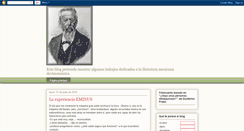 Desktop Screenshot of literaturamexicanasigloxixraac.blogspot.com