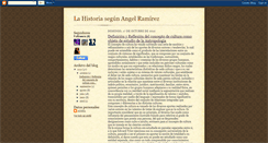 Desktop Screenshot of lahistoriasegunangelramirez.blogspot.com