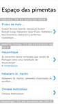 Mobile Screenshot of espacodaspimentas.blogspot.com