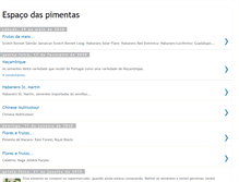 Tablet Screenshot of espacodaspimentas.blogspot.com