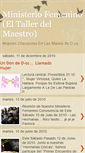 Mobile Screenshot of ministeriofemeninoeltallerdelmaestro.blogspot.com