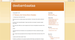 Desktop Screenshot of deebambaataa.blogspot.com