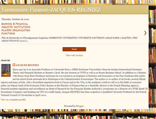 Tablet Screenshot of economics-finance-jacques-regniez.blogspot.com