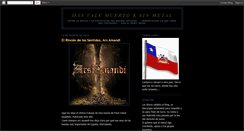 Desktop Screenshot of malvividormetalero.blogspot.com