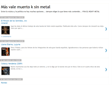 Tablet Screenshot of malvividormetalero.blogspot.com