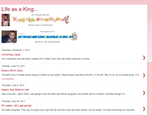 Tablet Screenshot of life-as-a-king.blogspot.com
