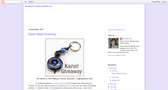 Desktop Screenshot of eebeads.blogspot.com