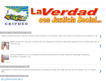 Tablet Screenshot of laverdadconjusticiasocial.blogspot.com