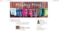 Desktop Screenshot of friskyfrogmade.blogspot.com