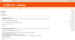 Desktop Screenshot of dma24motion.blogspot.com