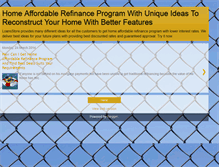 Tablet Screenshot of homeaffordablerefinanceprogram.blogspot.com