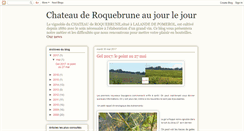 Desktop Screenshot of chateauderoquebrune.blogspot.com