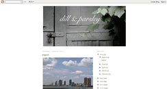 Desktop Screenshot of dillandparsley.blogspot.com