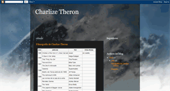 Desktop Screenshot of charlizelife.blogspot.com