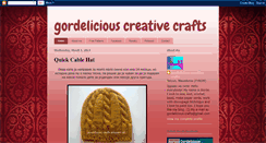 Desktop Screenshot of gordelicious-crafts.blogspot.com