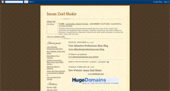 Desktop Screenshot of imamzaid.blogspot.com