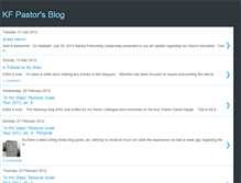 Tablet Screenshot of kfpastorsblog.blogspot.com