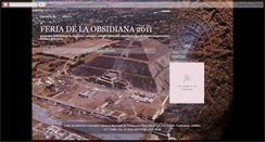 Desktop Screenshot of feriadelaobsidiana.blogspot.com