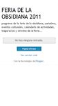 Mobile Screenshot of feriadelaobsidiana.blogspot.com