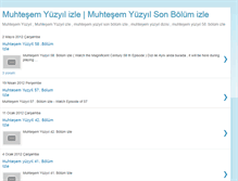 Tablet Screenshot of muhtesem-yuzyil.blogspot.com