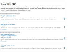 Tablet Screenshot of pennhillscdc.blogspot.com