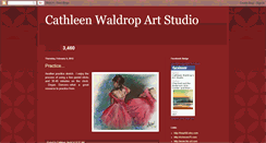 Desktop Screenshot of cathleenwaldropartstudio.blogspot.com