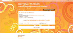 Desktop Screenshot of materialteorico.blogspot.com