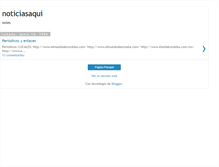Tablet Screenshot of noticiasaqui.blogspot.com