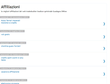 Tablet Screenshot of affiliazionisoldi.blogspot.com