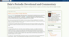 Desktop Screenshot of dalesdevotionalcommentary.blogspot.com