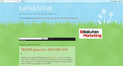 Desktop Screenshot of lavishlives.blogspot.com