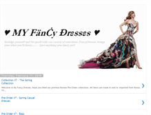 Tablet Screenshot of myfancydresses.blogspot.com