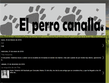 Tablet Screenshot of elperrocanalla.blogspot.com