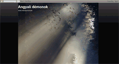 Desktop Screenshot of angyalidemonok.blogspot.com