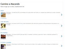 Tablet Screenshot of caminoamacondo.blogspot.com