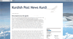 Desktop Screenshot of kurdish-post.blogspot.com