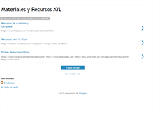 Tablet Screenshot of materialesyrecursosayl.blogspot.com