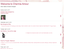 Tablet Screenshot of chermiaamour.blogspot.com