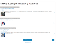 Tablet Screenshot of keeway-superlight-repuestos.blogspot.com