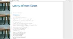 Desktop Screenshot of compartmentsee.blogspot.com