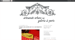 Desktop Screenshot of galeriadeparis.blogspot.com