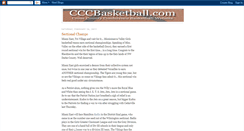 Desktop Screenshot of cccbasketball.blogspot.com