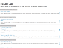 Tablet Screenshot of newbielabs.blogspot.com