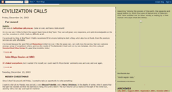 Desktop Screenshot of civilization-calls.blogspot.com
