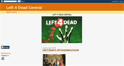 Desktop Screenshot of left4deadcentral.blogspot.com