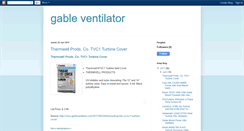 Desktop Screenshot of gableventilator.blogspot.com