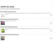 Tablet Screenshot of jardimdajanja.blogspot.com
